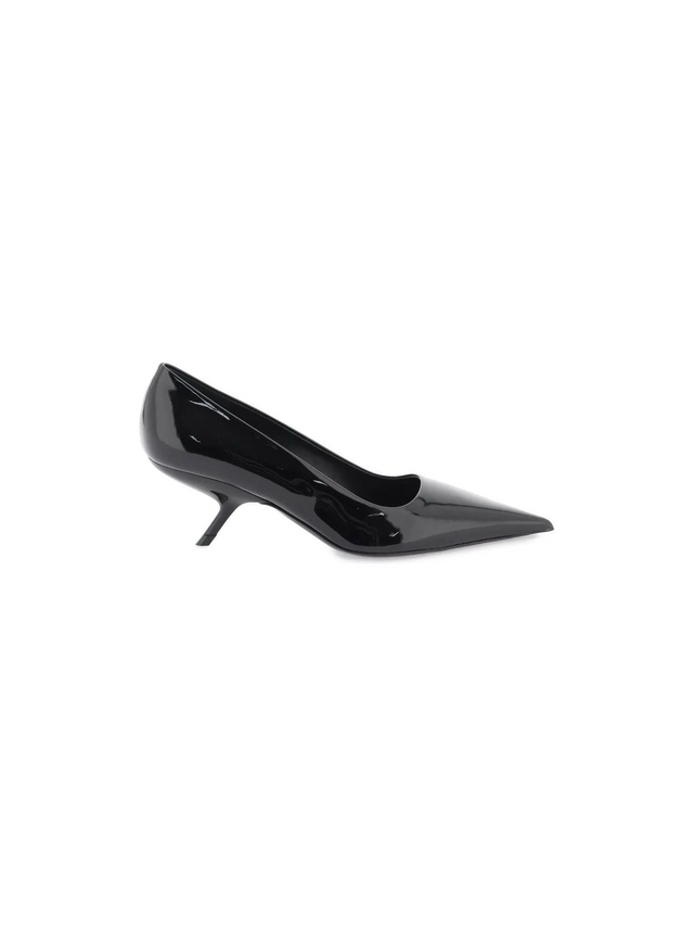 Black Eva Leather Pumps FERRAGAMO JOHN JULIA.