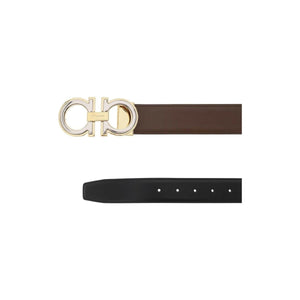 Reversible Gancini Buckle Belt FERRAGAMO JOHN JULIA.