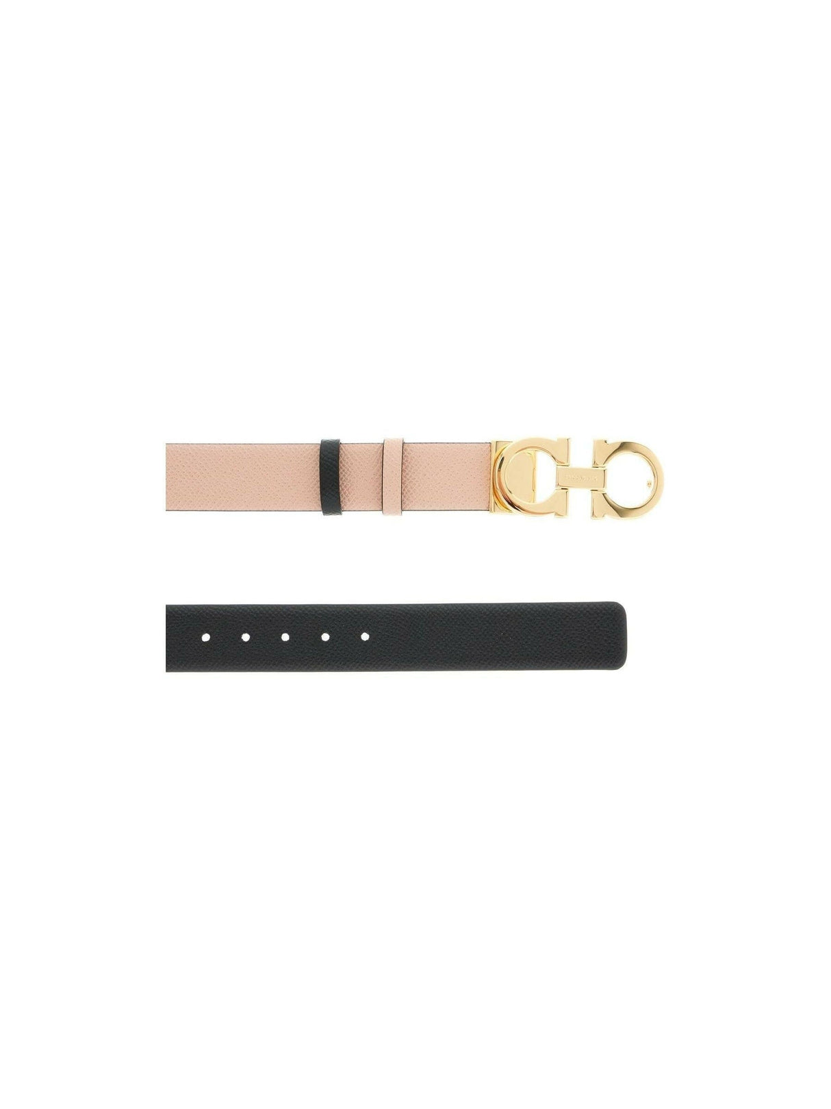 Reversible Leather Gancini Belt.