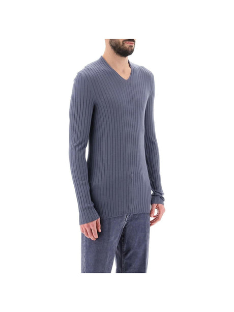 Ribbed Knit Sweater FERRAGAMO JOHN JULIA.