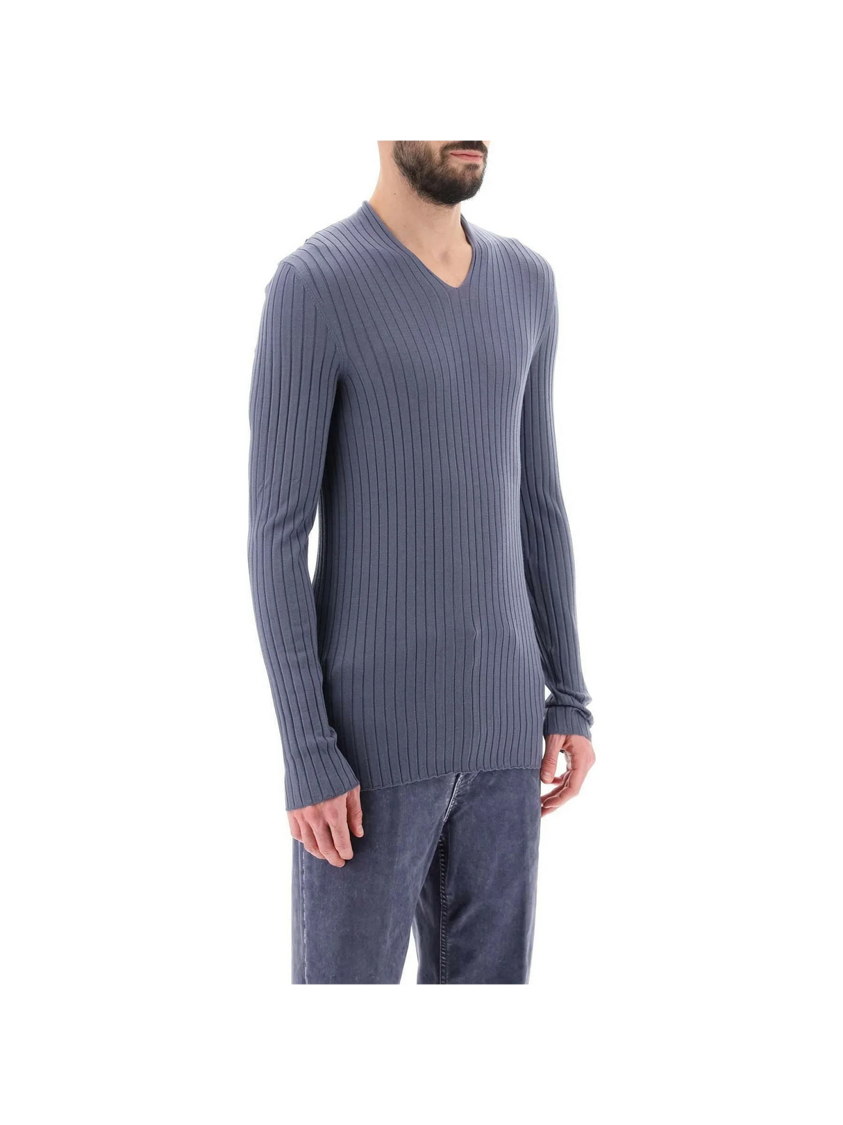 Ribbed Knit Sweater FERRAGAMO JOHN JULIA.