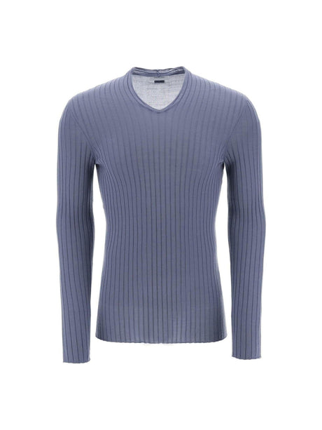 Ribbed Knit Sweater FERRAGAMO JOHN JULIA.