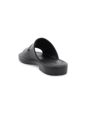 Black Rubber Sandals FERRAGAMO JOHN JULIA.