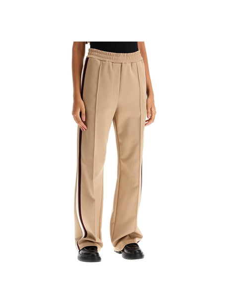 FERRAGAMO-Semi-Technical Jersey Track Joggers-JOHN JULIA