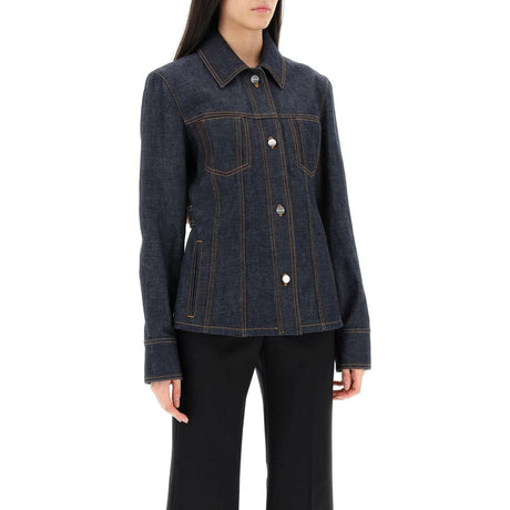 Shaped Denim Jacket FERRAGAMO JOHN JULIA.