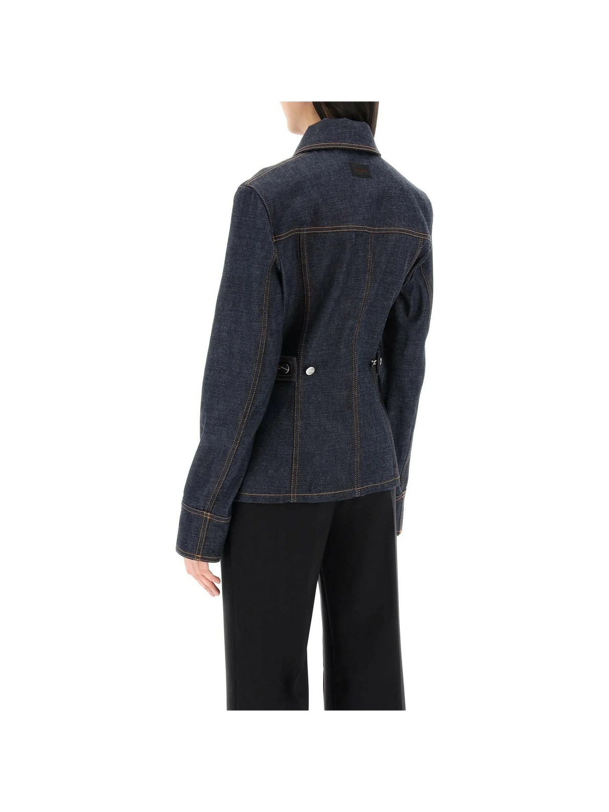 Shaped Denim Jacket FERRAGAMO JOHN JULIA.