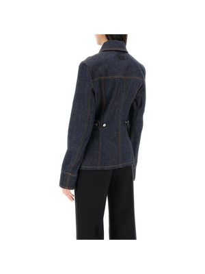 Shaped Denim Jacket FERRAGAMO JOHN JULIA.