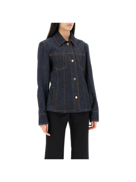 Shaped Denim Jacket FERRAGAMO JOHN JULIA.