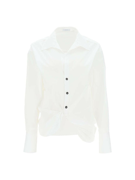 Shirt With Draped Hem FERRAGAMO JOHN JULIA.