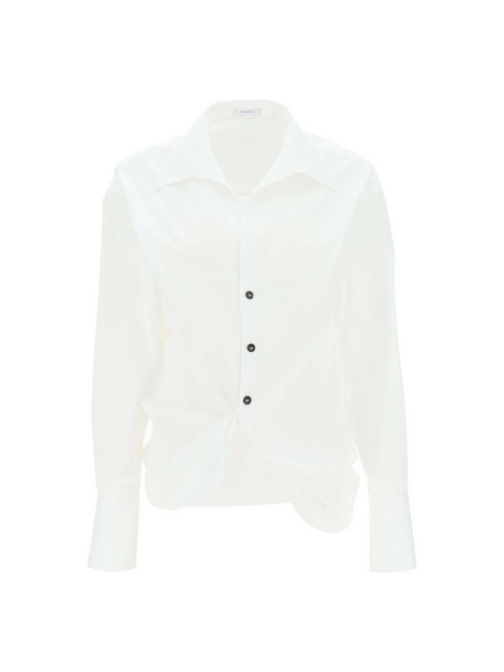 Shirt With Draped Hem FERRAGAMO JOHN JULIA.