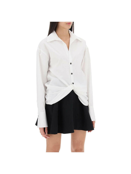 Shirt With Draped Hem FERRAGAMO JOHN JULIA.