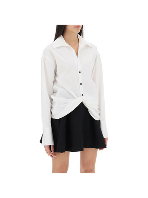 Shirt With Draped Hem FERRAGAMO JOHN JULIA.