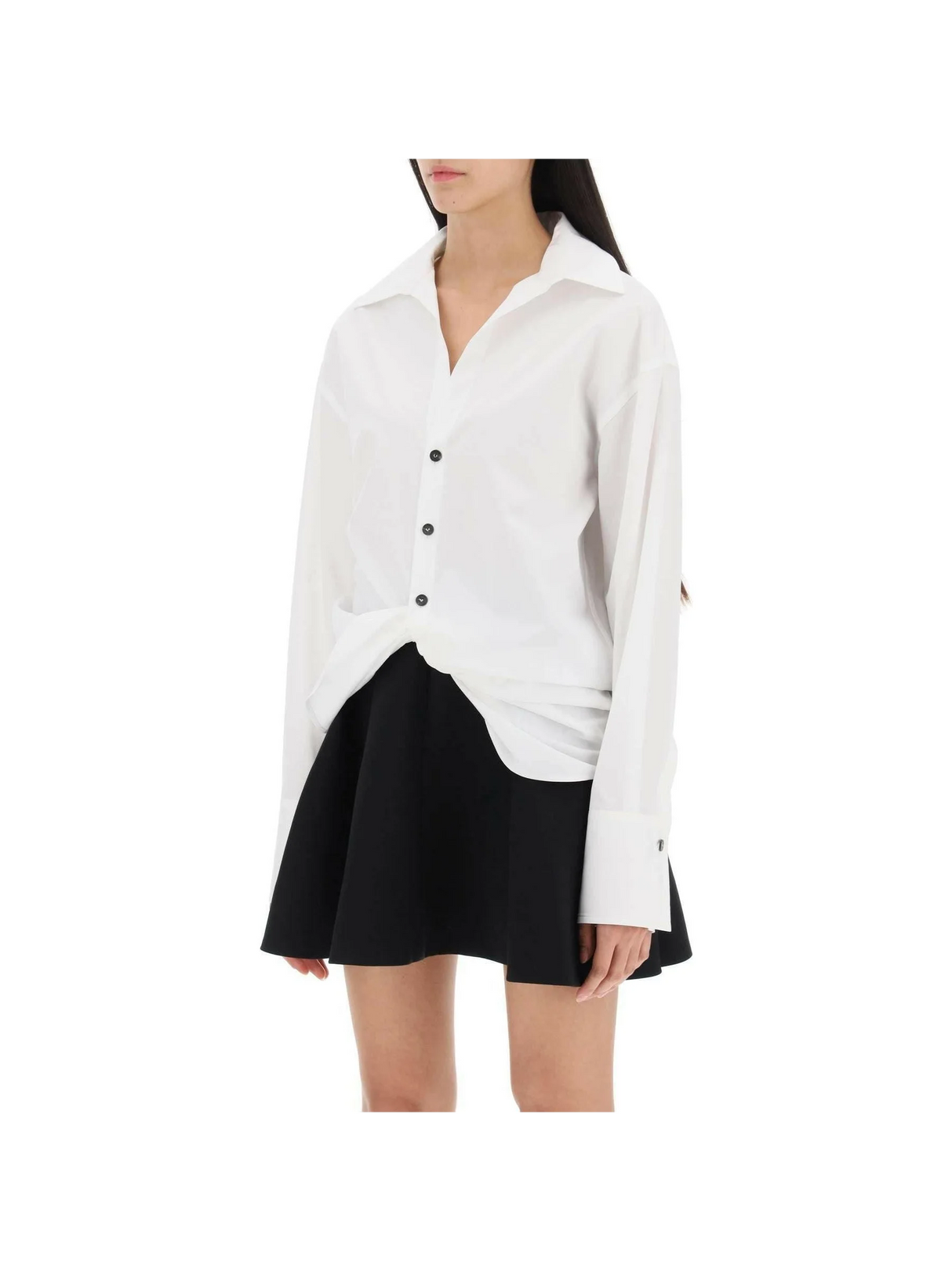 Shirt With Draped Hem FERRAGAMO JOHN JULIA.