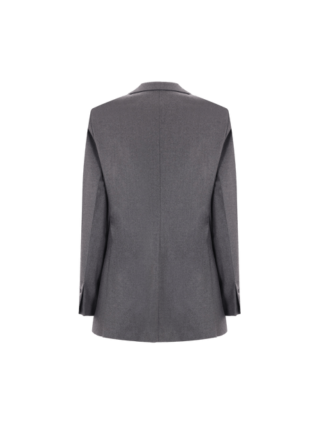 Single-breasted Wool Jacket-FERRAGAMO-JOHN JULIA