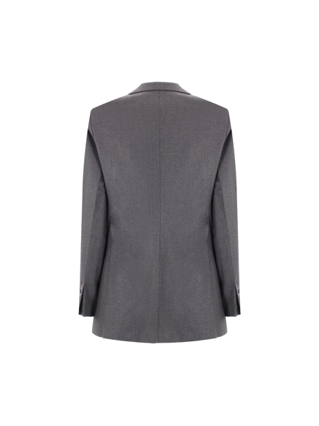 Single-breasted Wool Jacket-FERRAGAMO-JOHN JULIA