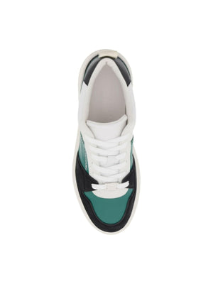 Smooth And Suede Leather Sneakers FERRAGAMO JOHN JULIA.