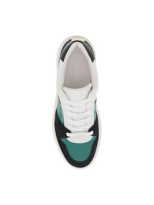 Smooth And Suede Leather Sneakers FERRAGAMO JOHN JULIA.