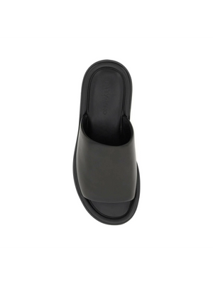 Black Smooth Calfskin Mules FERRAGAMO JOHN JULIA.