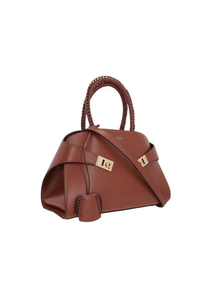 Smooth Leather Hug Small Handbag-FERRAGAMO-JOHN JULIA