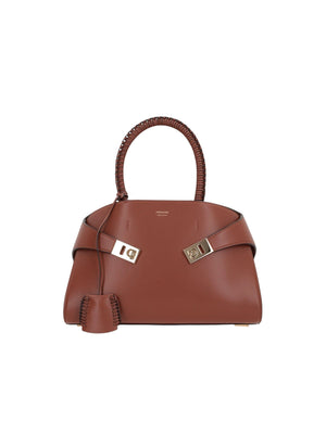 Smooth Leather Hug Small Handbag-FERRAGAMO-JOHN JULIA