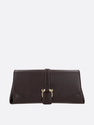 Smooth Leather Medium Shoulder Bag-FERRAGAMO-JOHN JULIA