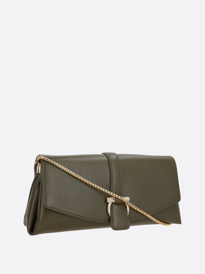 FERRAGAMO-Smooth Leather Medium Shoulder Bag-JOHN JULIA