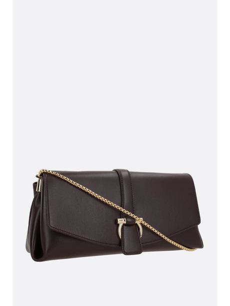 Smooth Leather Shoulder Bag-Ferragamo-JOHN JULIA