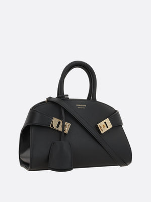 Hug Mini Handbag In Smooth Leather-FERRAGAMO-JOHN JULIA