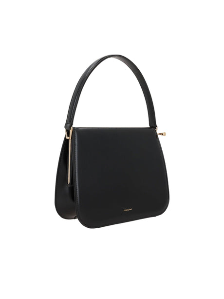 Smooth Leather New Frame Handbag-FERRAGAMO-JOHN JULIA