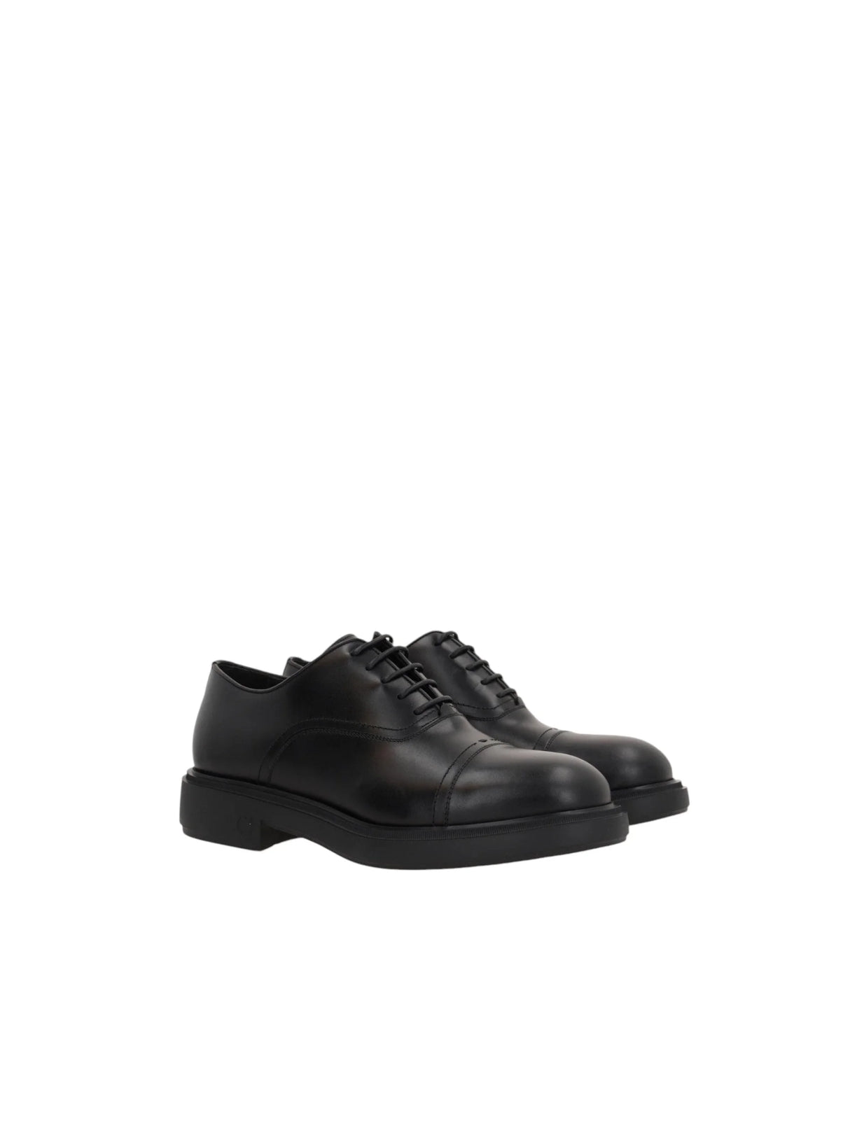 Smooth Leather Oxford Shoes-FERRAGAMO-JOHN JULIA