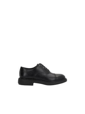 Smooth Leather Oxford Shoes-FERRAGAMO-JOHN JULIA