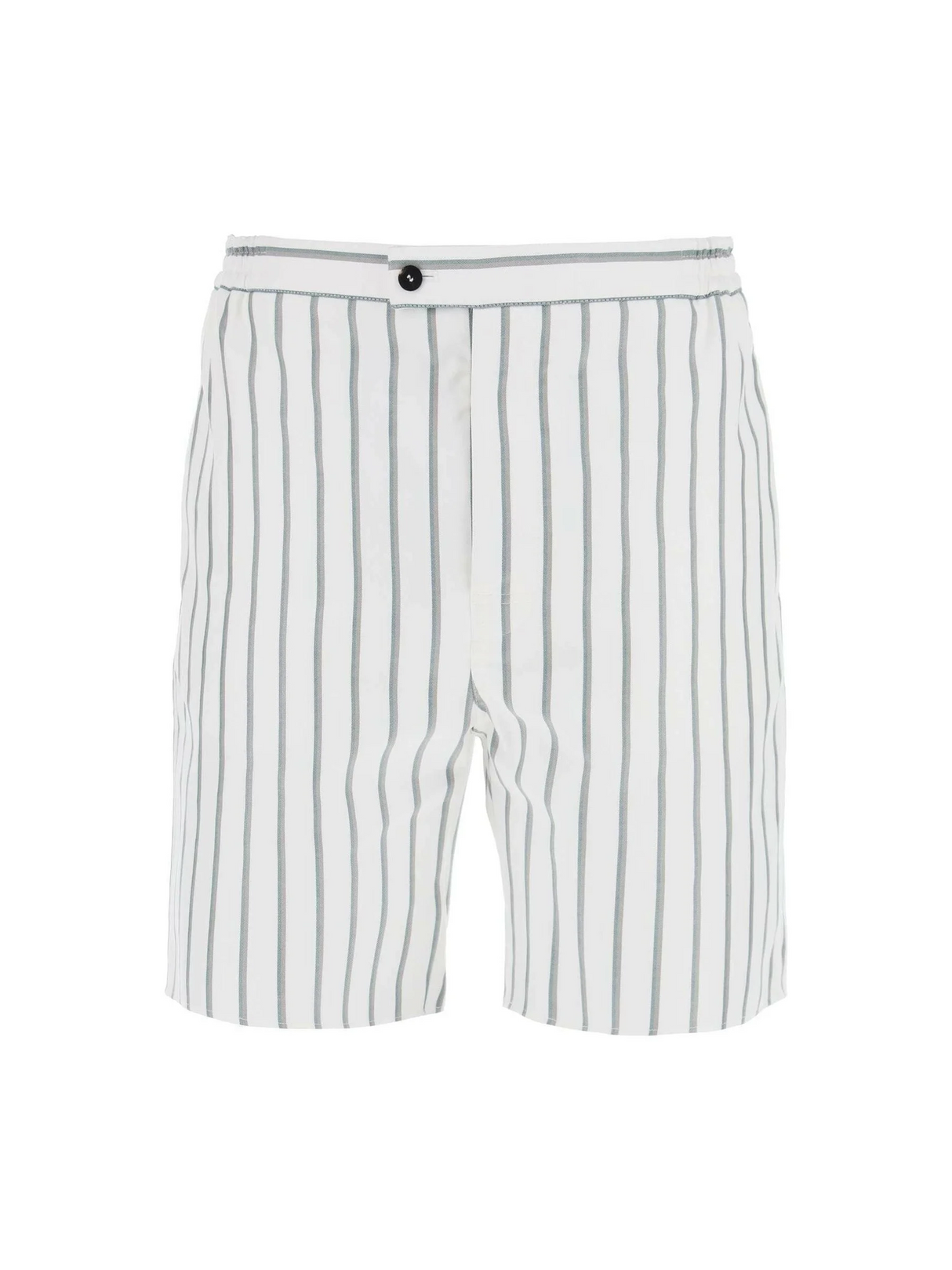 Striped Cotton Shorts-Ferragamo-JOHN JULIA