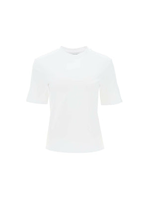 T-Shirt With Gancini Label FERRAGAMO JOHN JULIA.