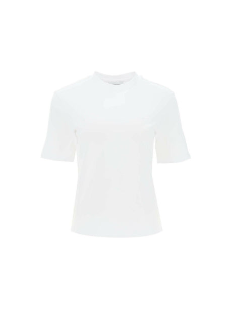 T-Shirt With Gancini Label FERRAGAMO JOHN JULIA.