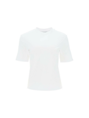 T-Shirt With Gancini Label FERRAGAMO JOHN JULIA.