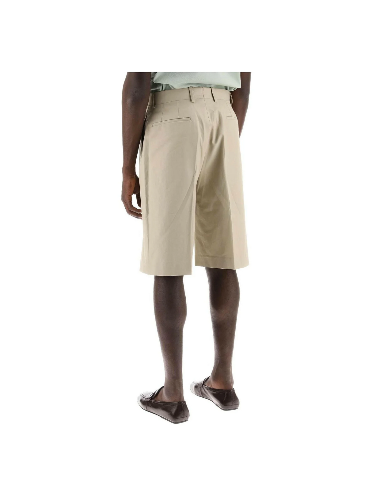 Tailored Canvas Shorts FERRAGAMO JOHN JULIA.