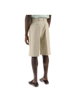 Tailored Canvas Shorts FERRAGAMO JOHN JULIA.