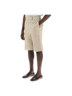 Tailored Canvas Shorts FERRAGAMO JOHN JULIA.