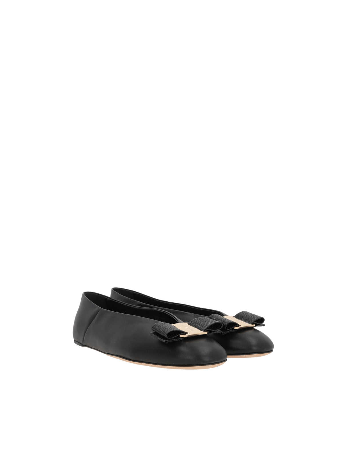 Vanna Nappa Ballerinas-FERRAGAMO-JOHN JULIA