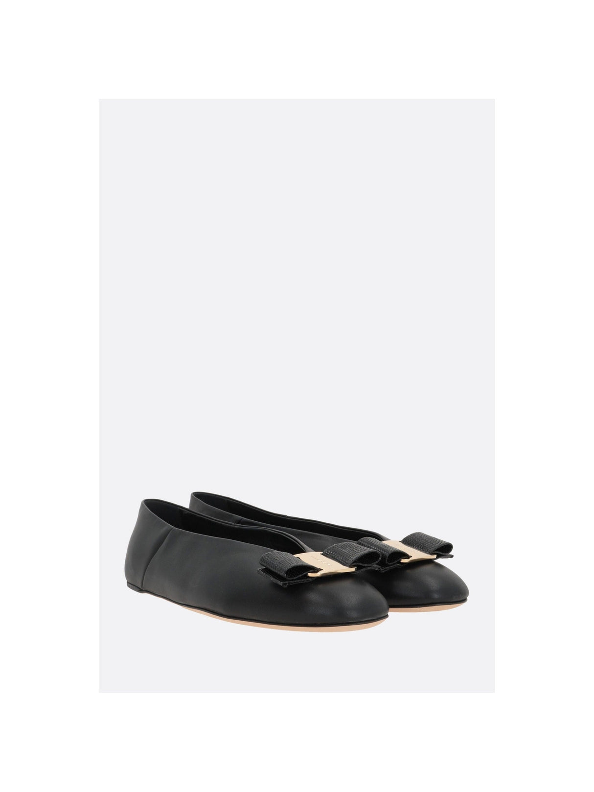 Vanna Nappa Ballerinas-FERRAGAMO-JOHN JULIA