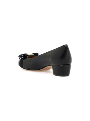 FERRAGAMO-Vara Soft Nappa Leather Pumps-JOHN JULIA