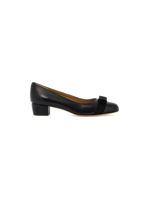 FERRAGAMO-Vara Soft Nappa Leather Pumps-JOHN JULIA