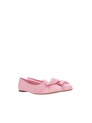 Varina Satin Ballerinas-FERRAGAMO-JOHN JULIA