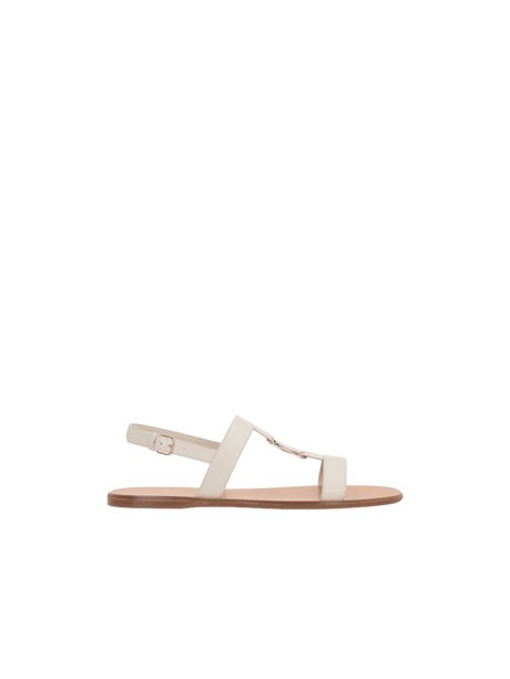 Vida Nappa Flat Sandals-FERRAGAMO-JOHN JULIA