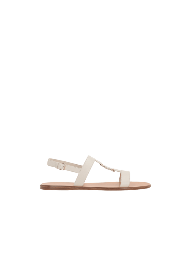 Vida Nappa Flat Sandals-FERRAGAMO-JOHN JULIA