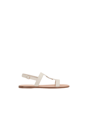 Vida Nappa Flat Sandals-FERRAGAMO-JOHN JULIA