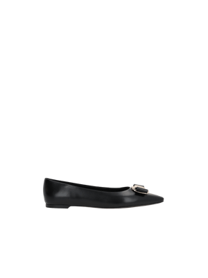 FERRAGAMO-Zea Nappa Ballerinas-JOHN JULIA