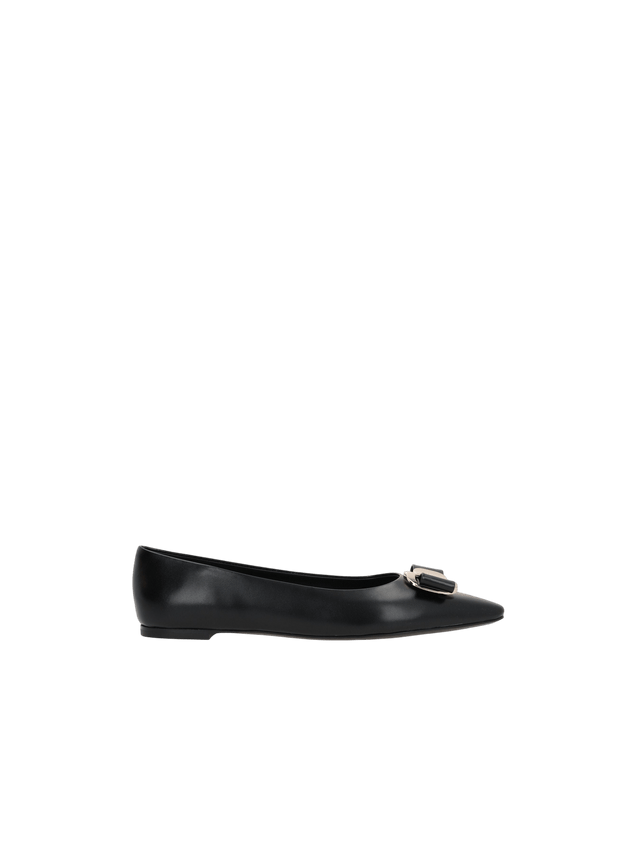 FERRAGAMO-Zea Nappa Ballerinas-JOHN JULIA