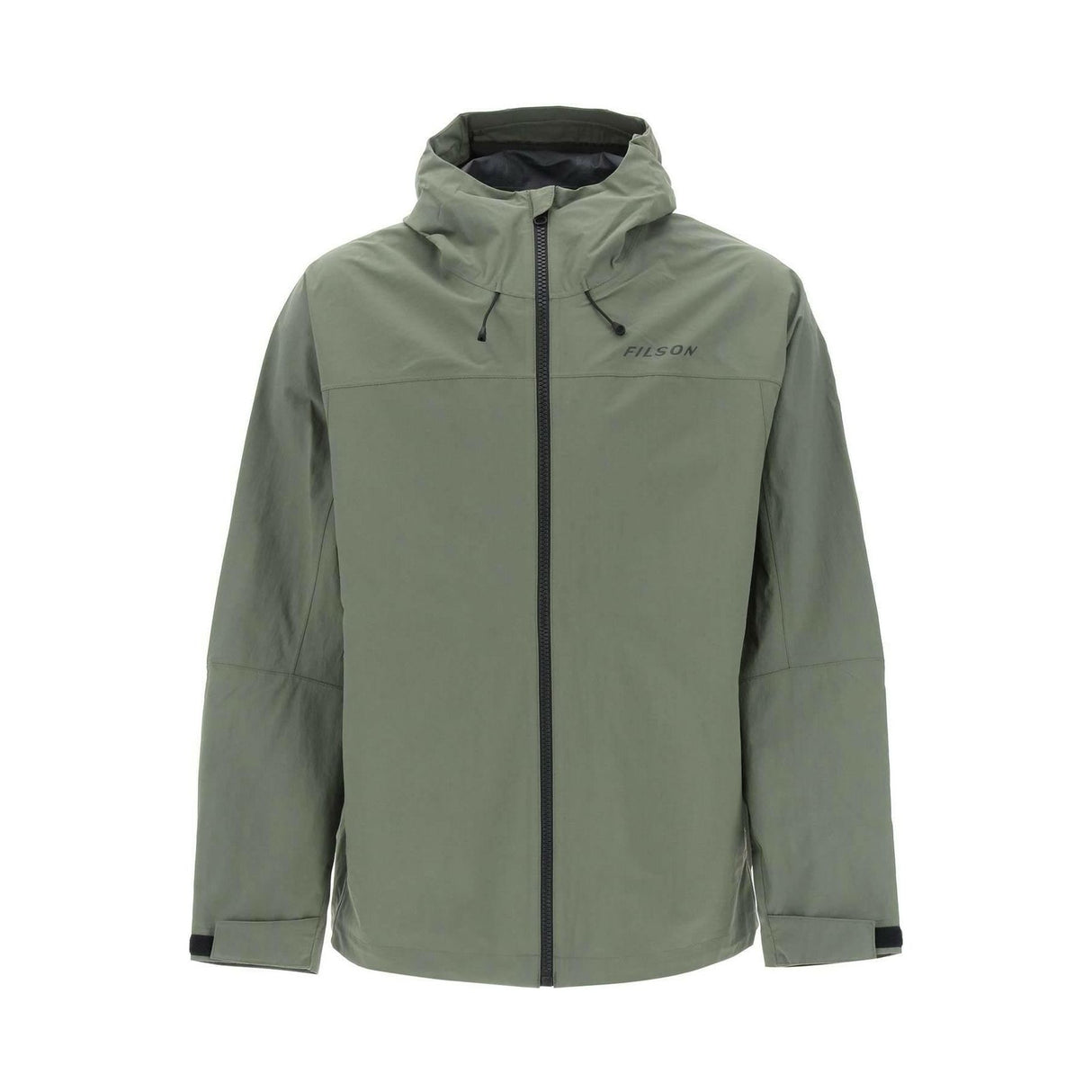 Waterproof Green Swiftwater Recycled Nylon Hooded Jacket FILSON JOHN JULIA.