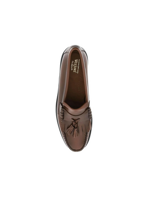 Esther Kiltie Leather Loafers-G.H. BASS-JOHN JULIA